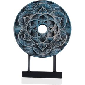DOVDOV Geometric Table Sculpture Carving Statue, Gold Home Decor Statue, Modern Home Decor Style, for Consoles, on Entrance Shelves, Offices, Coffee Table Decorative Accessories
