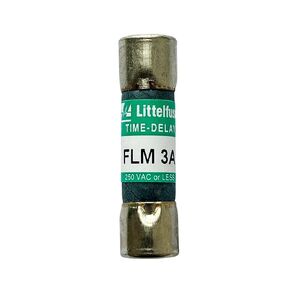 New FLM 3A FLM003 FLM-3 FLM-3A 250Vac Time Delay Fuse, Pack of 10
