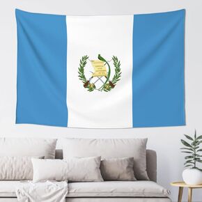 DARLEKS Guatemala Flag Wall Tapestry, Decoration Party Banner Living Room Bedroom Background Home Wall Decoration Tapestry, 60x40 Inches