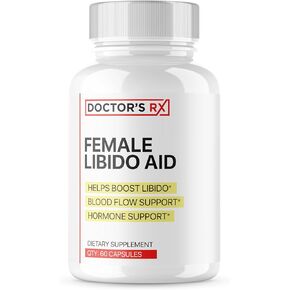Doctor's RX | #1 Recommended Female Libido Booster for Women | Boost Passion, Balance Hormones, Heighten Sensitivity | Fast Acting + 14 Ultra Ingredients | 3rd Party Tested for Women - 60 Pills in Kuwait