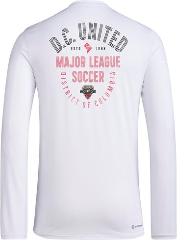 adidas Men's D.c. United Long Sleeve Pre-game T-shirt in Saudi Arabia