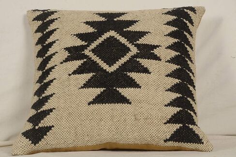 Set of 2 Indian Jute Vintage Kilim Pillow 18x18 Inches Ethnic Bohemian Kilim Pillow for Home Decor, Turkish Kilim Pillow for Sofa, Couch & Living Room (Pattern 1) in Saudi Arabia