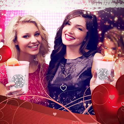 Uiifan 30 Pcs 16 oz Disco Cups Plastic Bachelorette Cups Reusable Disco Ball Drink Cups for Cowgirl Bride Bridal Shower 70s 80s 90s Party Supplies (Pink) in Saudi Arabia