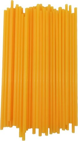 200PCS 10.2 Inches Disposable Decorative Blue Plastic Straws for Birthday Wedding Cocktail Party Supplies (0.23 * 10.2inch) (Blue) in Saudi Arabia