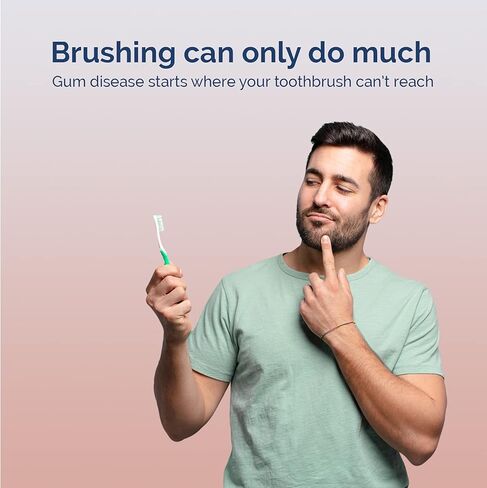 خيط تنظيف الأسنان من بروكسي سوفت للجسور والمزروعات 20 عبوة - خيط تنظيف الأسنان للجسور وزراعة الأسنان والأقواس مع فرشاة وكيل سميكة للغاية لنظافة الفم المثالية - جسر الأسنان ومنظفات زرع الأسنان in Kuwait