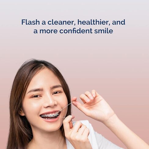 خيط تنظيف الأسنان من بروكسي سوفت للجسور والمزروعات 20 عبوة - خيط تنظيف الأسنان للجسور وزراعة الأسنان والأقواس مع فرشاة وكيل سميكة للغاية لنظافة الفم المثالية - جسر الأسنان ومنظفات زرع الأسنان in Kuwait