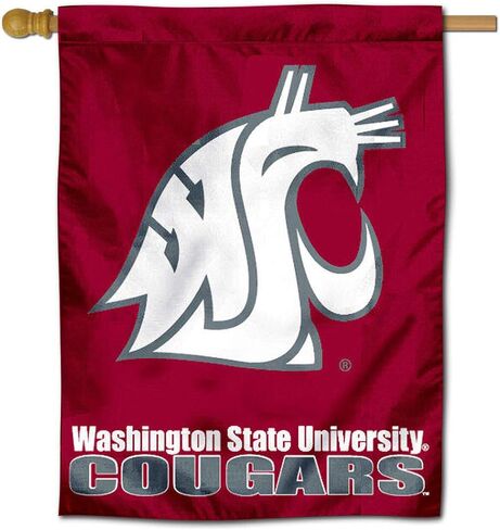 Washington State Cougars House Flag Banner in Saudi Arabia