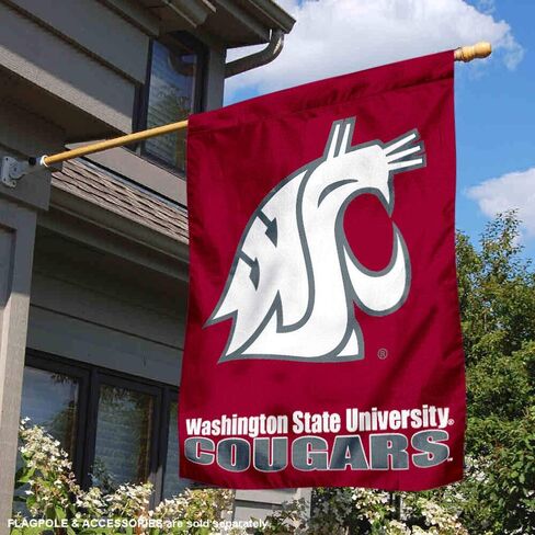 Washington State Cougars House Flag Banner in Saudi Arabia