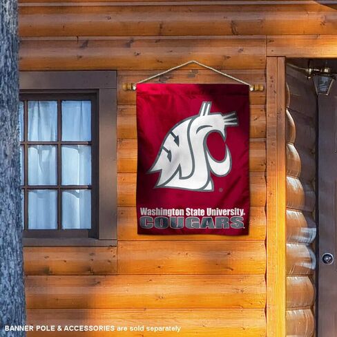 Washington State Cougars House Flag Banner in Saudi Arabia