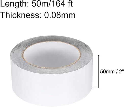 MECCANIXITY Removable Protective Film Tape, 2 Inch x 164 Ft Surface Protective Scratch Film Tape Roll for Furniture, Electrical Appliances, Black White in Saudi Arabia