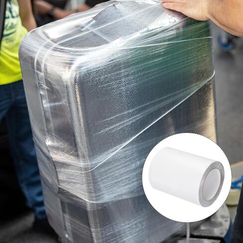 MECCANIXITY Removable Protective Film Tape, 2 Inch x 164 Ft Surface Protective Scratch Film Tape Roll for Furniture, Electrical Appliances, Black White in Saudi Arabia