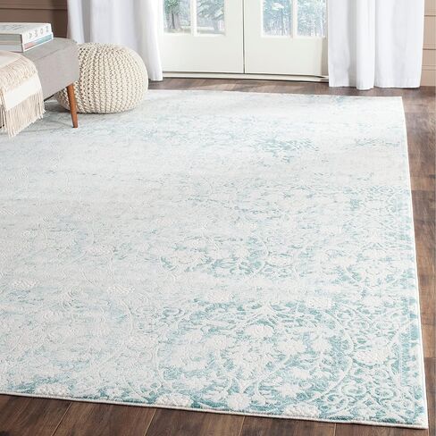 SAFAVIEH Passion Collection Area Rug - 9' x 12', Lavender & Ivory, Vintage Distressed Design, Non-Shedding & Easy Care, Ideal for High Traffic Areas in Living Room, Bedroom (PAS403A) in Saudi Arabia