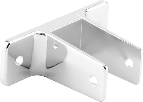 Prime-Line 656-6356-T Two Ear Wall Bracket, For 1 In. Panels, Zinc Alloy, Chrome Plated with Torx fasteners (Single Pack) in Saudi Arabia