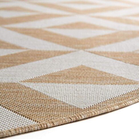 Unique Loom Outdoor Collection Area Rug - Napa (4' 1" x 6' 1" Rectangle, Charcoal Gray/ Ivory) in Saudi Arabia