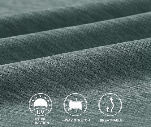 BGOWATU قمصان نسائية طويلة الأكمام بعامل حماية من أشعة الشمس 50+ حماية من الشمس SPF رقبة دائرية خفيفة الوزن سريعة الجفاف ملابس رياضية للتنزه سيرًا على الأقدام in Kuwait