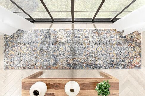Well Woven Envie Como Oriental Bohemian Blue 2'3" X 7'3" Runner Area Rug in Saudi Arabia