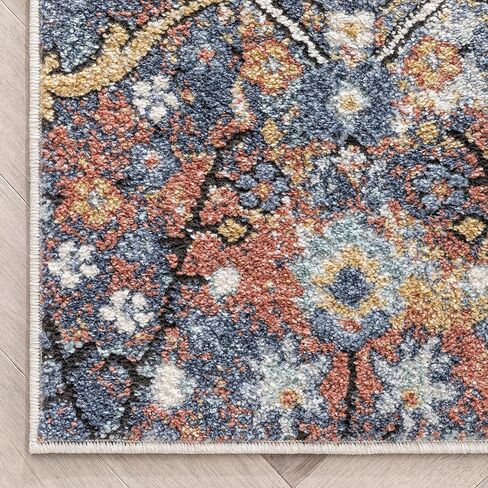 Well Woven Envie Como Oriental Bohemian Blue 2'3" X 7'3" Runner Area Rug in Saudi Arabia