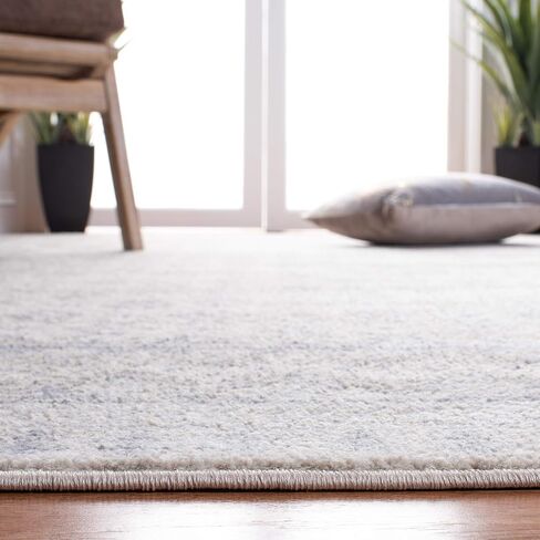 SAFAVIEH Brentwood Collection Runner Rug - 2' x 10', Ivory & Grey, Traditional Oriental Distressed Design, Non-Shedding & Easy Care, Ideal for High Traffic Areas in Living Room, Bedroom (BNT899B) in Saudi Arabia