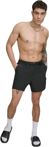 DKNY Men's Stretch Quick Dry Volley UPF 40+ Protection Swim Trunk in Saudi Arabia