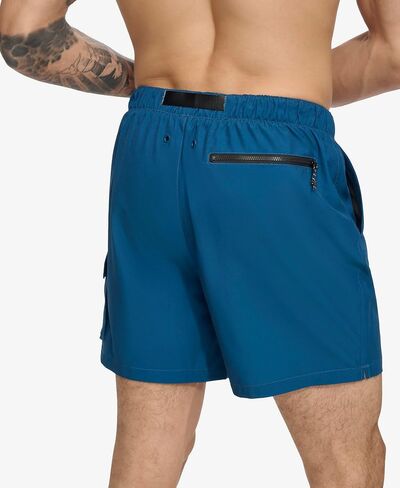 DKNY Men's Stretch Quick Dry Volley UPF 40+ Protection Swim Trunk in Saudi Arabia