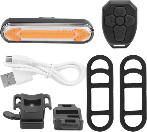 Mountain Bike Turn Signal Tail Light USB Rechargeable Bicycle Remote Control Rear Light in Saudi Arabia