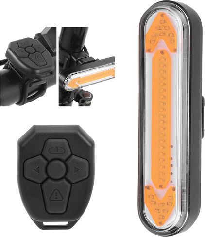 Mountain Bike Turn Signal Tail Light USB Rechargeable Bicycle Remote Control Rear Light in Saudi Arabia