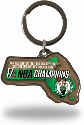 Rico Industries NBA Boston Celtics Champ State Shape Keychain in Saudi Arabia