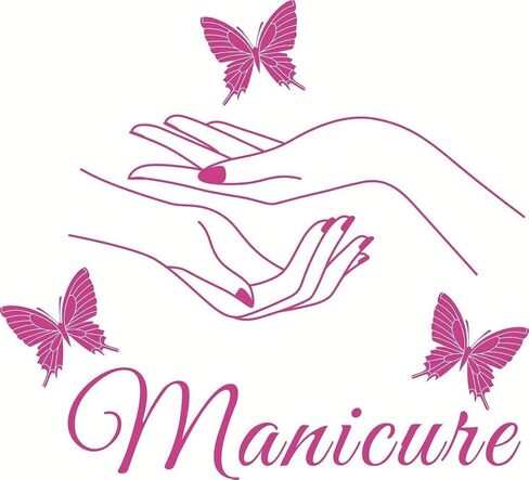 ملصقات حائط على شكل فراشة لصالون تجميل الشعر لتزيين غرفة الأطفال وديكور غرفة الأطفال من الفينيل لديكور المنزل in Kuwait