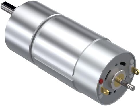 DC 12V 60RPM Gear Motor High Torque Electric Micro Speed Reduction Geared Motor Eccentric Output Double Shaft 37mm Diameter Gearbox (GB37-555-12-61) in Saudi Arabia