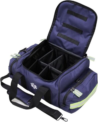 Kemp USA 18" Navy Blue, Black, and Yellow Green Maxi Trauma Bag in Saudi Arabia