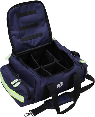 Kemp USA 18" Navy Blue, Black, and Yellow Green Maxi Trauma Bag in Saudi Arabia