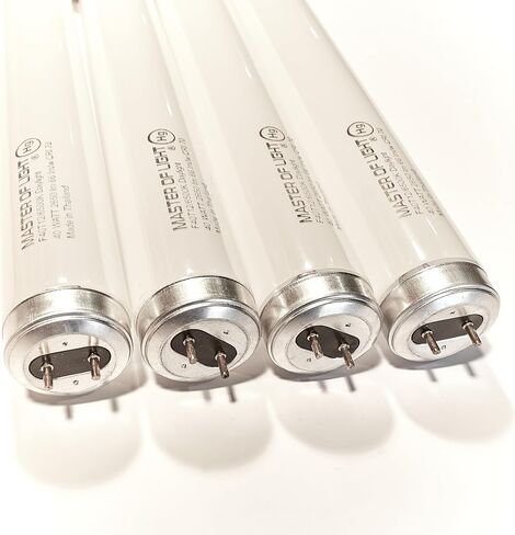 F40/D Daylight (2 Pack) 4 Foot 40 Watt T12 Fluorescent Tube Light Bulb 40W F40T12 Daylight Deluxe 6500K Replaces F40DX F40T12/865/ECO F40SP65/ECO F40DX/ALTO F40/LR/ECO/2P F40T12/DX (2) in Saudi Arabia