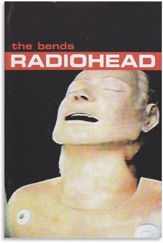 ملصق NNKEUXWKG Radiohead يحول غرفة نومك مع ملصق قماشي لموسيقى The Bends Music طباعة فنية أنيقة لأجواء معاصرة (الحجم: Unframe-12x18 بوصة) in Saudi Arabia