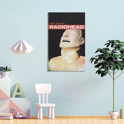 NNKEUXWKG Radiohead Poster Transform Your Bedroom with The Bends Music Canvas Poster Stylish Art Print for a Contemporary Vibe (Size : Unframe-24x36inch) in Saudi Arabia