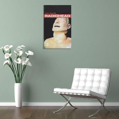 NNKEUXWKG Radiohead Poster Transform Your Bedroom with The Bends Music Canvas Poster Stylish Art Print for a Contemporary Vibe (Size : Unframe-24x36inch) in Saudi Arabia