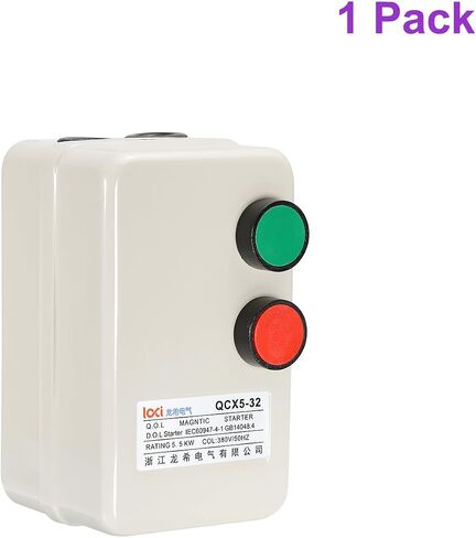 DMiotech 220V 240V 2.2KW Magnetic Electric Motor Starter Control Three Phase Single Phase Volt Industrial Switches for Air Compressors in Saudi Arabia