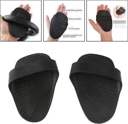 Lifting Grip Pads Hand Palm Protector Anti Skid Rubber Gym Gloves Workout Pads for Weightlifting Pull Ups Cross Training Powerlifting in Saudi Arabia