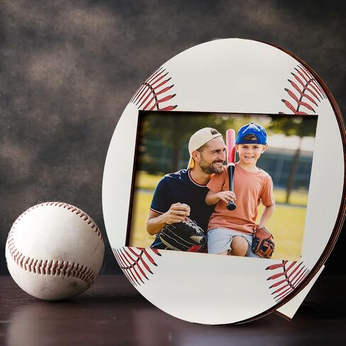 clothmile Soccer Picture Frame 4x6 Sport Themed Wooden Photo Frame Soccer Balls Photo Frame Horizontally Vertically Used for Wall Decor Hanging or Tabletop Display in Saudi Arabia