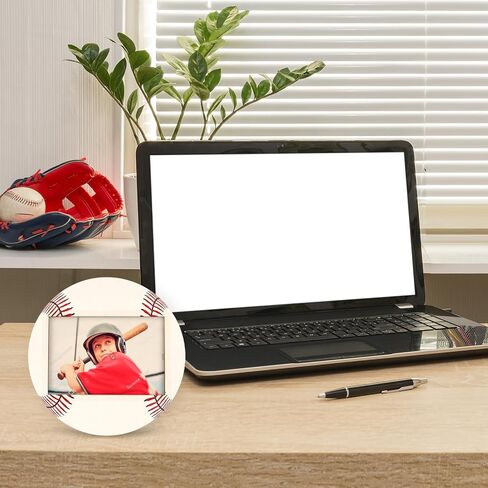 clothmile Soccer Picture Frame 4x6 Sport Themed Wooden Photo Frame Soccer Balls Photo Frame Horizontally Vertically Used for Wall Decor Hanging or Tabletop Display in Saudi Arabia