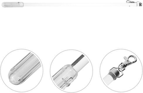 Curtain Handle Blind Wand Replacement Parts Venetian Blinds Stick Vertical Blind Wand Window Blind Wand Window Blind Tilt Wand Keychain Curtain Stick Acrylic Telescopic Tie Rod in Saudi Arabia