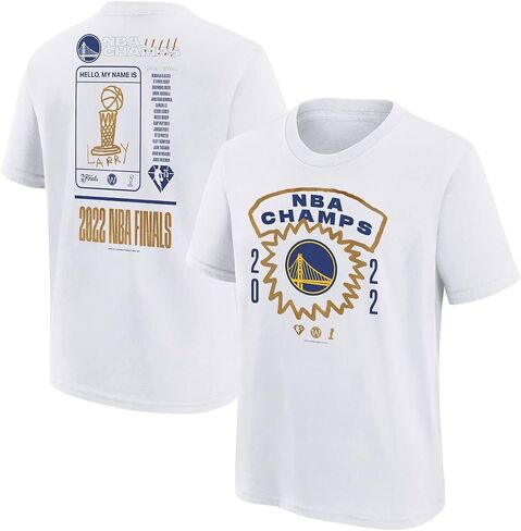 Outerstuff Golden State Warriors Youth 2022 NBA Finals Champions Roster T-Shirt in Saudi Arabia