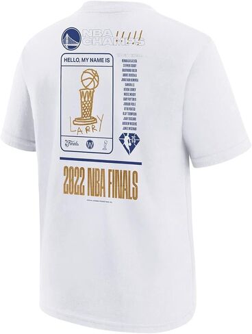 Outerstuff Golden State Warriors Youth 2022 NBA Finals Champions Roster T-Shirt in Saudi Arabia