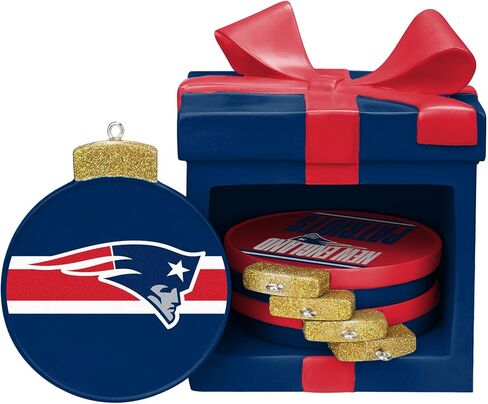 FOCO NFL Unisex-Adult NFL Team Logo 5 Pack Box Drink Beverage Coaster Set in Saudi Arabia