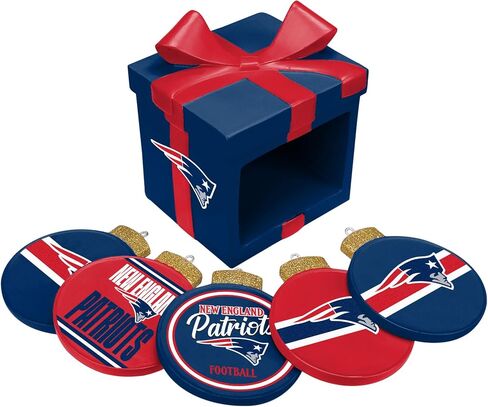 FOCO NFL Unisex-Adult NFL Team Logo 5 Pack Box Drink Beverage Coaster Set in Saudi Arabia