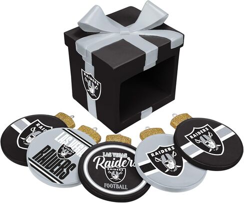 FOCO NFL Unisex-Adult NFL Team Logo 5 Pack Box Drink Beverage Coaster Set in Saudi Arabia