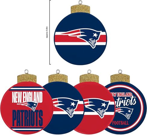 FOCO NFL Unisex-Adult NFL Team Logo 5 Pack Box Drink Beverage Coaster Set in Saudi Arabia