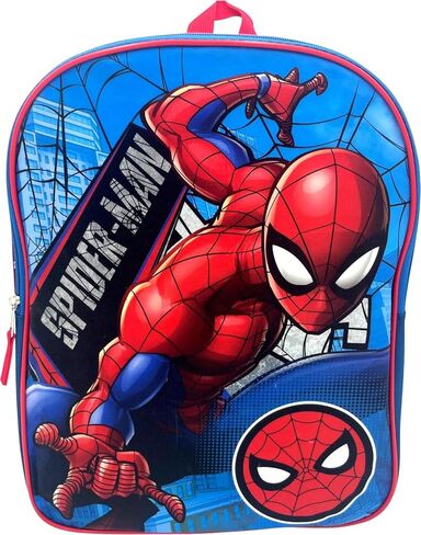 Marvel Spiderman 15" School Bag Backpack (Red-Blue) in Saudi Arabia