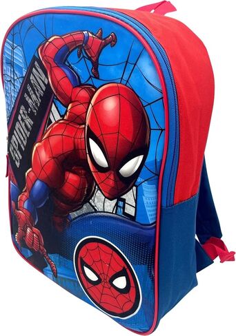 Marvel Spiderman 15" School Bag Backpack (Red-Blue) in Saudi Arabia