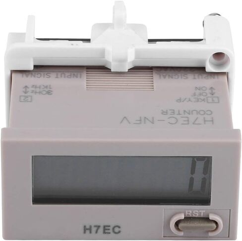 ViaGasaFamido Digital Electrical Counter AC 110-220V LCD Display H7EC-NFV 8-Digit Accurate Electronic Counter Industrial Totalizer 0-99999999 Counting Range in Saudi Arabia