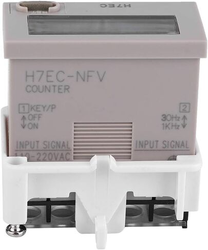 ViaGasaFamido Digital Electrical Counter AC 110-220V LCD Display H7EC-NFV 8-Digit Accurate Electronic Counter Industrial Totalizer 0-99999999 Counting Range in Saudi Arabia